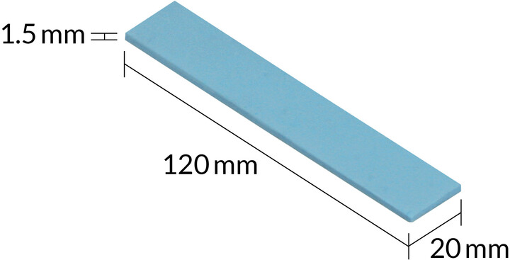 Pad termik Arctic TP-3, 120x20x1.5mm, 4 copë