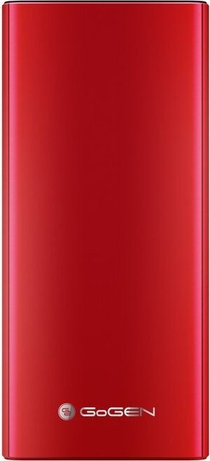 Powerbank GoGEN PB100008R, 10 000 mAh, 3 porta, e kuqe