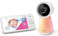 Бебифон VTech, екран 5\" HD, Wi‑Fi, бел