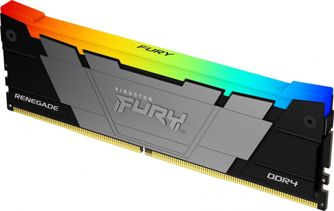 Memorie Kingston Fury Renegade RGB, DDR4, 32 GB, 3200 MHz, CL16, KF432C16RB2A/32