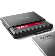 Docking station Axagon ADSA-CC USB-C 10Gbps - NVMe M.2 SSD & SATA 2.5"/3.5"