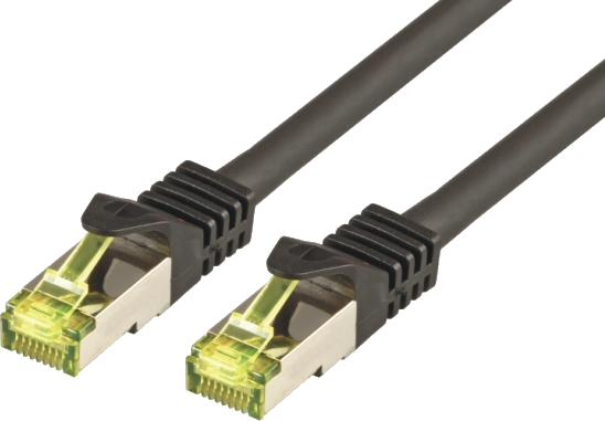 Kabllo rrjeti Mcab, RJ-45 - RJ-45, 0.5 m, e zezë