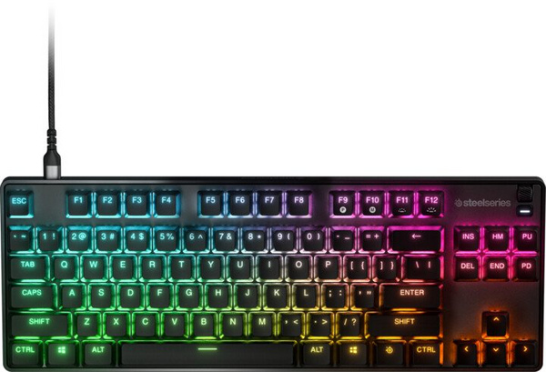 Tastierë SteelSeries Apex 9 TKL, US, e zezë