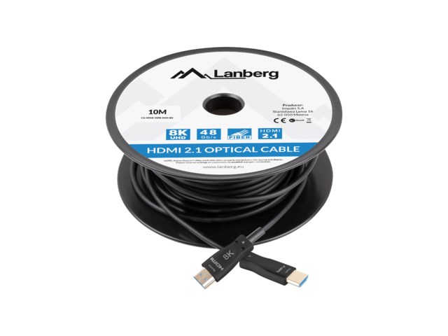 Kabllo HDMI AOC M/M v2.1, 10 m, e zezë