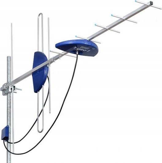 Насочена ТВ антена Telkom Telmor UHF VHF Combo Smart, DVB T, за надворешна употреба, сива