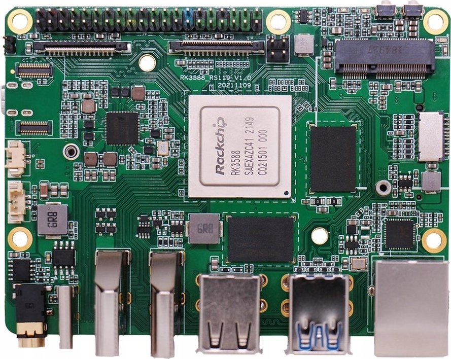 Kompjuter një-përdorimësh Radxa ROCK 5 Model B, 16GB RAM, 8-bërthamor, jeshile