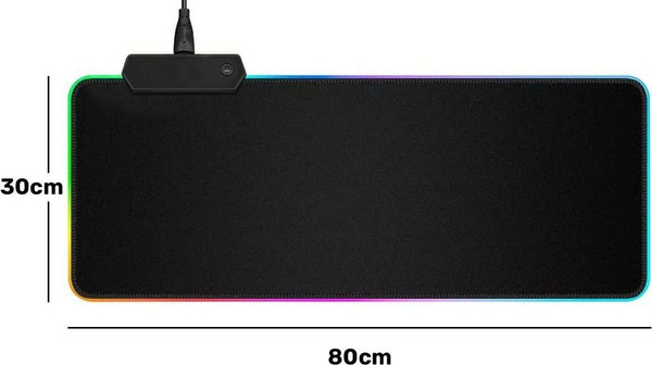 Alogy RGB Гејминг Подлога за Глушец Голема XXL