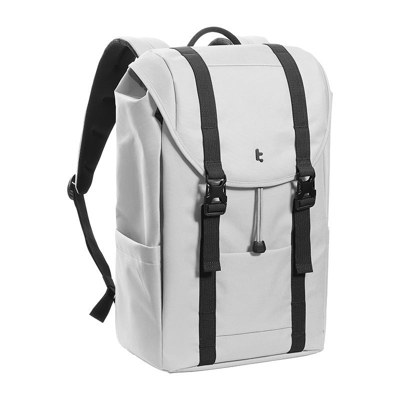 Çantë shpine Tomtoc Flap Backpack, 22L, për laptop 15.6", gri e çelët