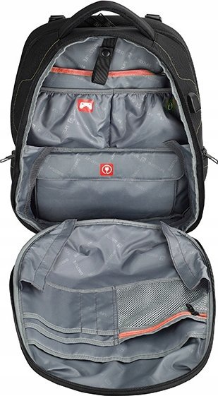 Çantë shpine Bestlife Assailant, për notebook 17", najlon, e zezë