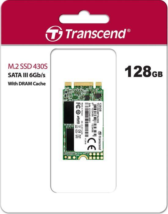Disk SSD Transcend 430S, 128GB, M.2 2242 SATA III