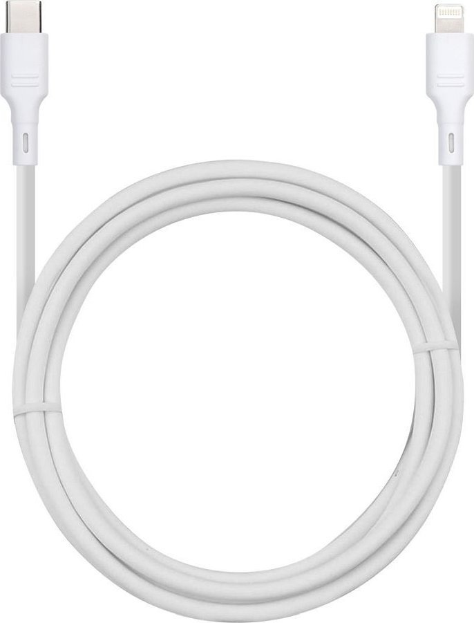 Kabllo USB C në Lightning Blue Star DC-001CL2.4, 1m, 27W 2.4A, e bardhë