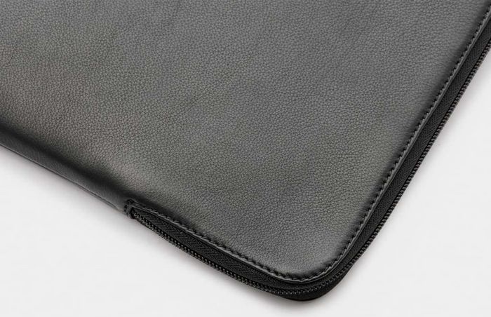 Mbrojtëse laptopi Trunk Case MacBook 13", lëkurë, për MacBook 13", e zezë