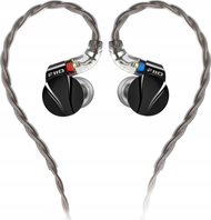 Kufje in ear FiiO FD15, kabllo e ndërrueshme, konektor 3.5mm dhe 4.4mm, të zeza