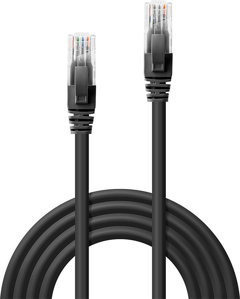 Kabllo rrjeti Lindy 48085, CAT6 U UTP, 30m, e zezë