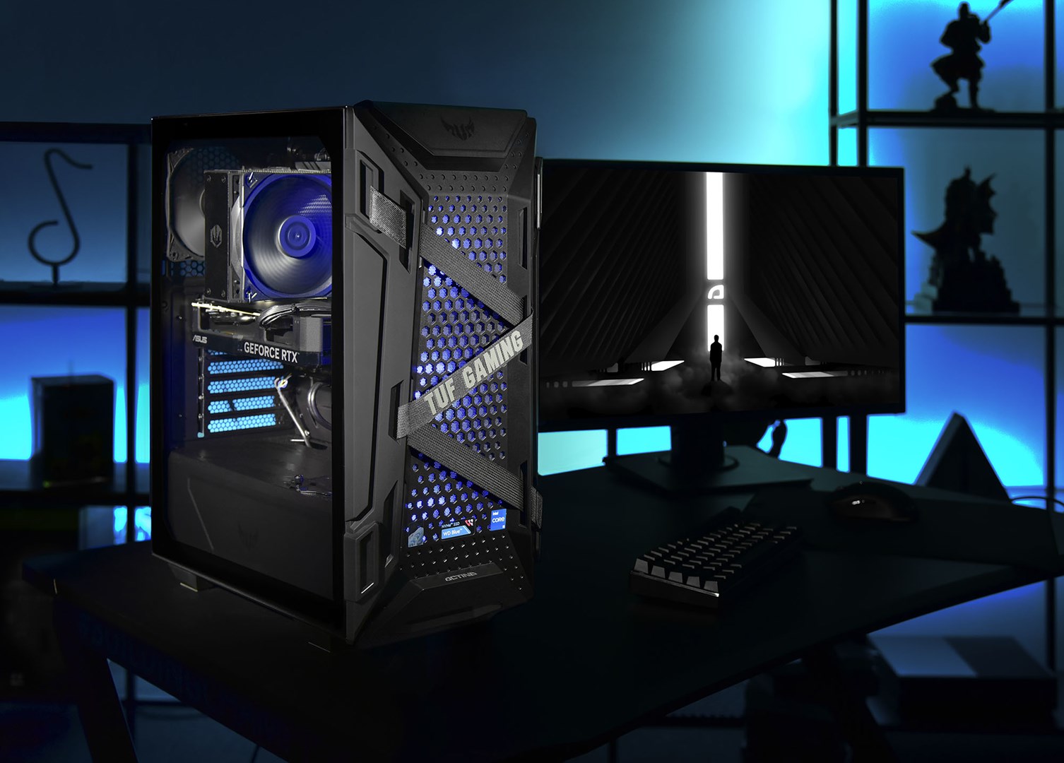 Kompjuter Actina, AMD Ryzen 5 5500, 16GB RAM, 1TB SSD, AMD Radeon RX 6600, i zi