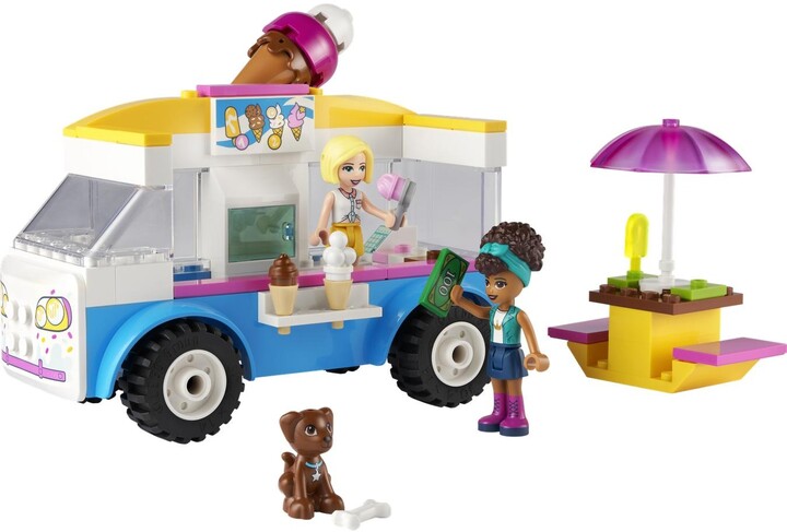 Set lodër LEGO® Friends 41715 Ice Cream Truck, 84 pjesë