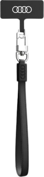 Litar telefoni Audi Universal, 28cm, lëkurë, i zi