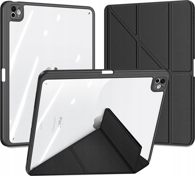 Mbulesë tablet DUX DUCIS Magi Series për iPad Pro 11 M4, funksion auto sleep wake, me mbajtëse stilolapsi, e zezë