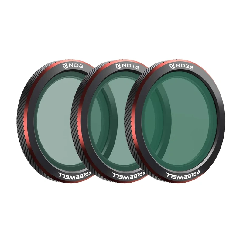 Set filtre ND magnetike Freewell për DJI Neo 2, ND8 ND16 ND32, për dron, jeshile