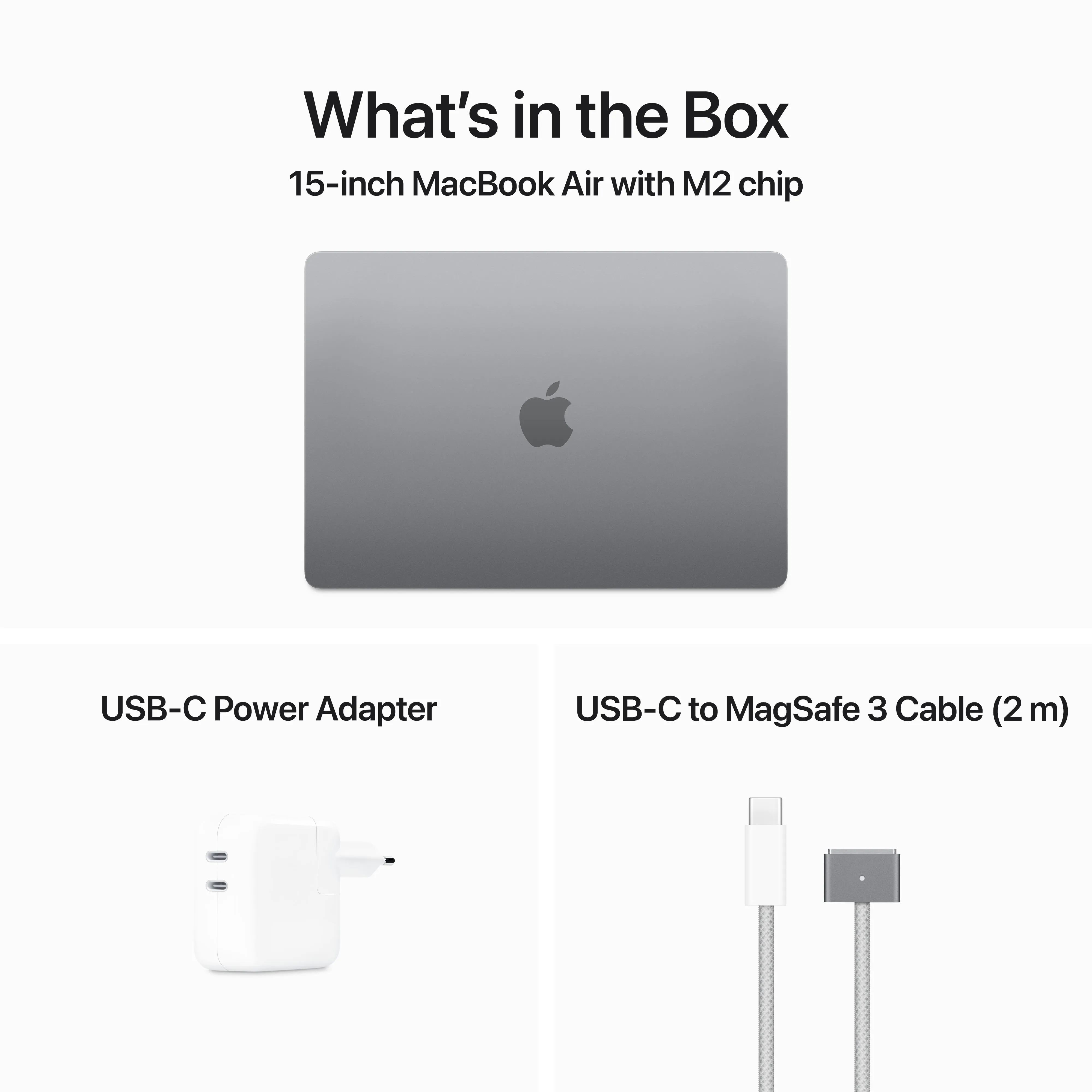 [OUTLET] Apple Macbook Air 15", M2 8-Core CPU, 16GB, 512GB, 10-Core GPU, Space Gray