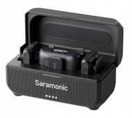 Sistem mikrofoni pa tela Saramonic Blink 500 B2 Plus, për 2 persona, me USB C dhe Lightning, i zi