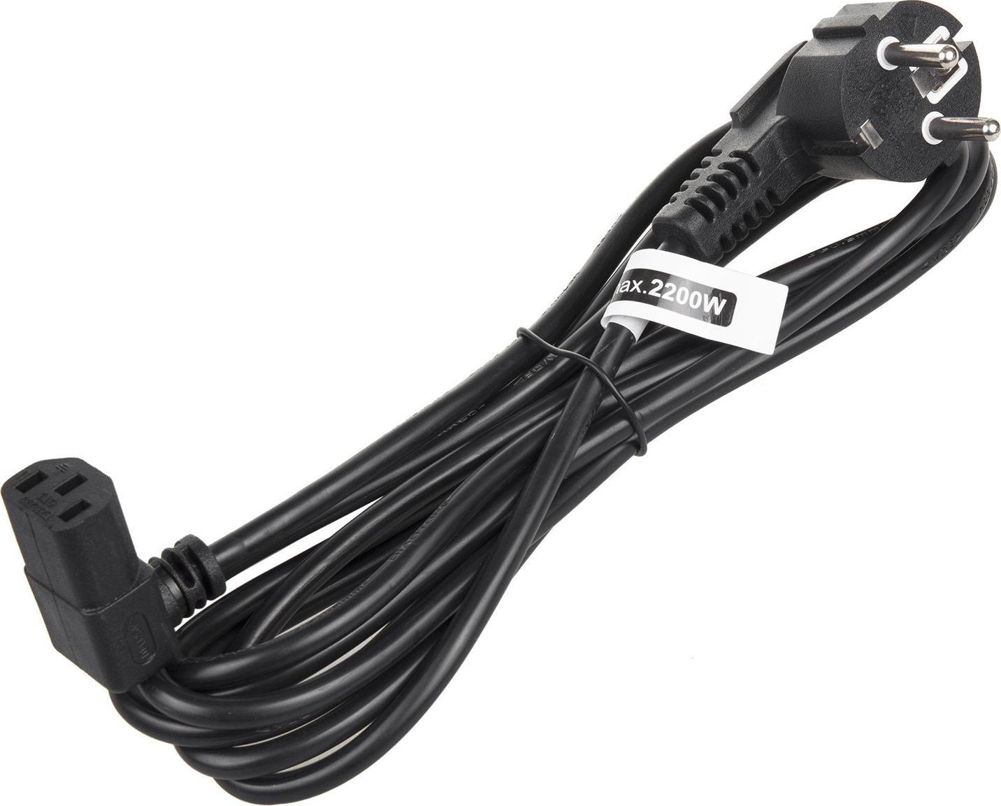 Kabllo rryme Maclean MCTV-854, 3 pin, 3m, prizë EU, e zezë