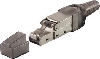 Prizë rrjeti Alantec RJ45 STP Plug Cat 6A, PoE+, pa vegla