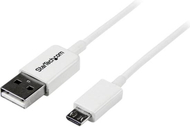 Kabllo StarTech USB-A në microUSB, 1m, e bardhë