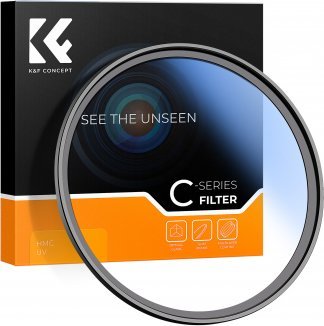 Филтер UV K&amp;F Concept MC Series C, 58mm, тенка рамка, сина