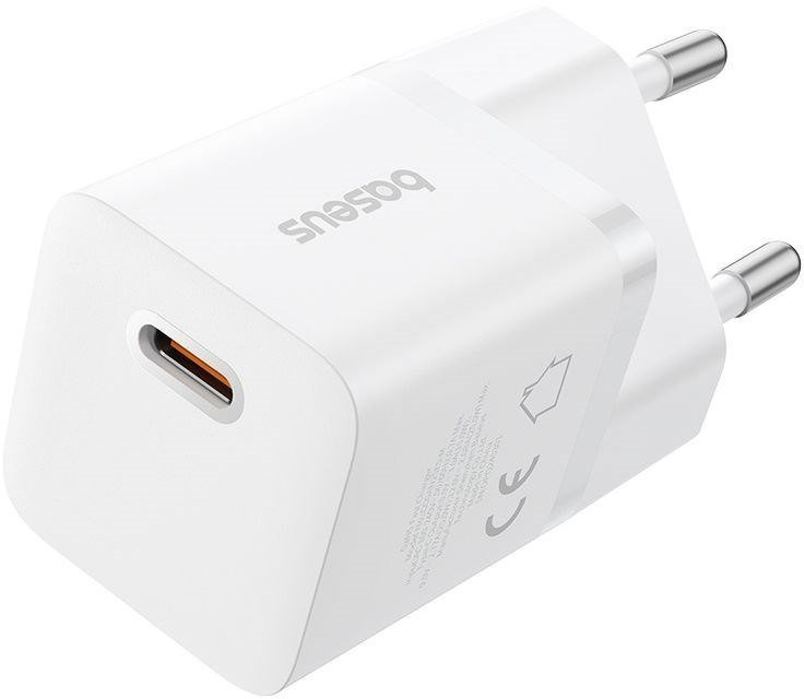 Karikues rrjeti Baseus GaN5 1C, 25W, USB C, i bardhë
