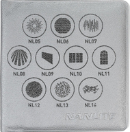Set gobo Nanguang Nanlite Gobo Set 1, për projektor drite, metalik