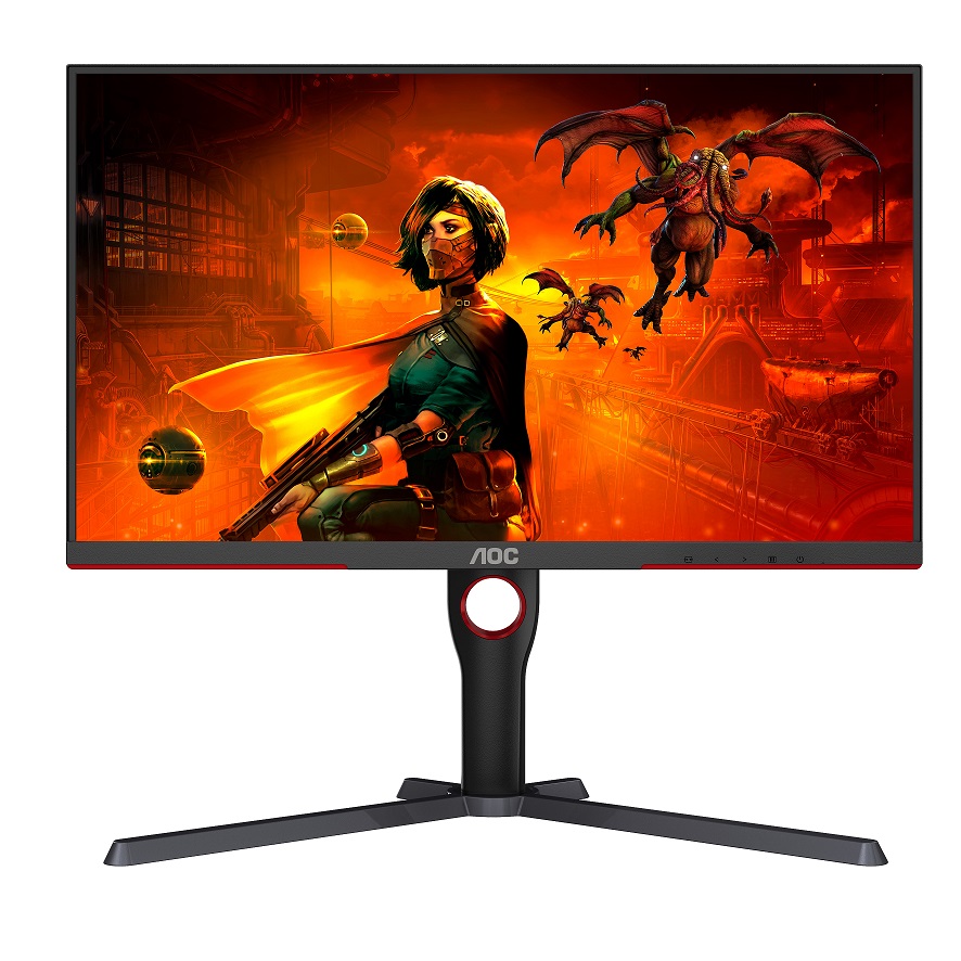 Monitor AOC U27G3X-BK, 27", 4K UHD, 160 Hz, i zi
