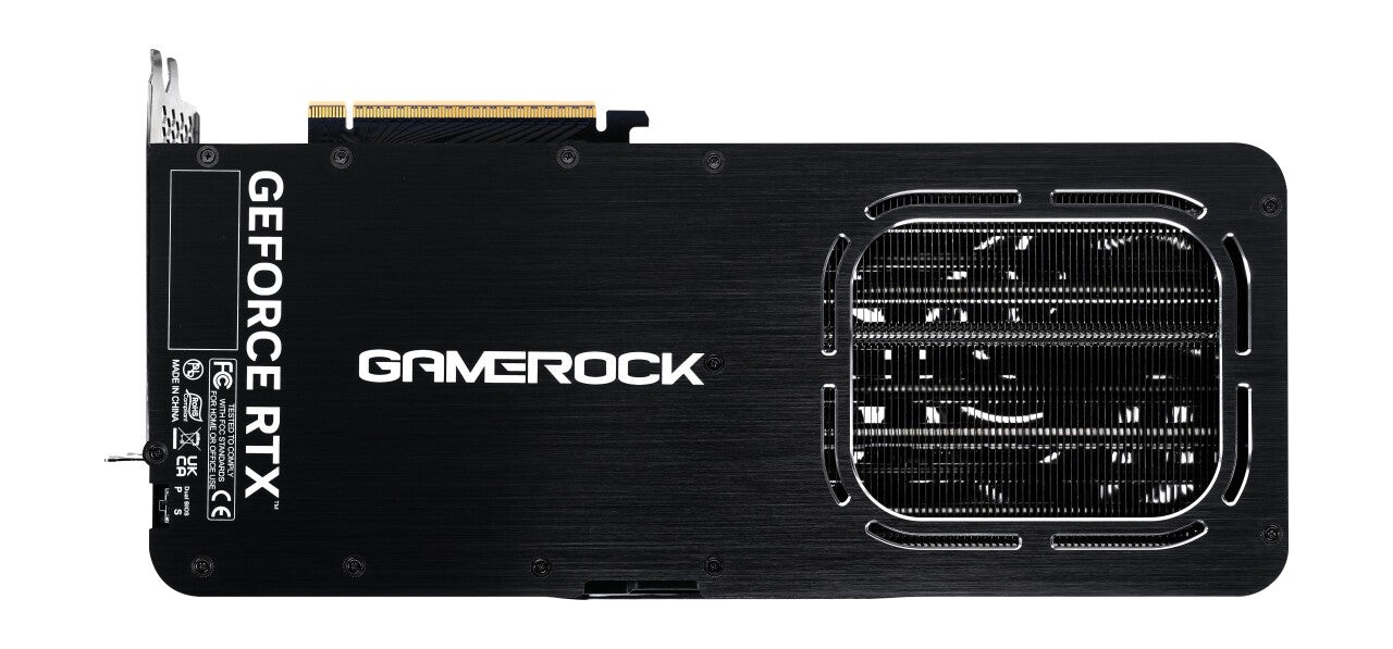 Kartë grafike Palit GeForce RTX 5080 GameRock, 16GB GDDR7, ARGB, e zezë