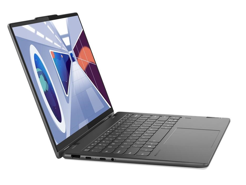 Laptop Lenovo Yoga 7, 14", AMD Ryzen 5 7535U, 16 GB RAM, 512 GB SSD, i hirtë