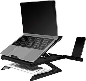 Носач за лаптоп LogiLink AA0133, 9 позиции на прилагодување, 10-15.6", сива