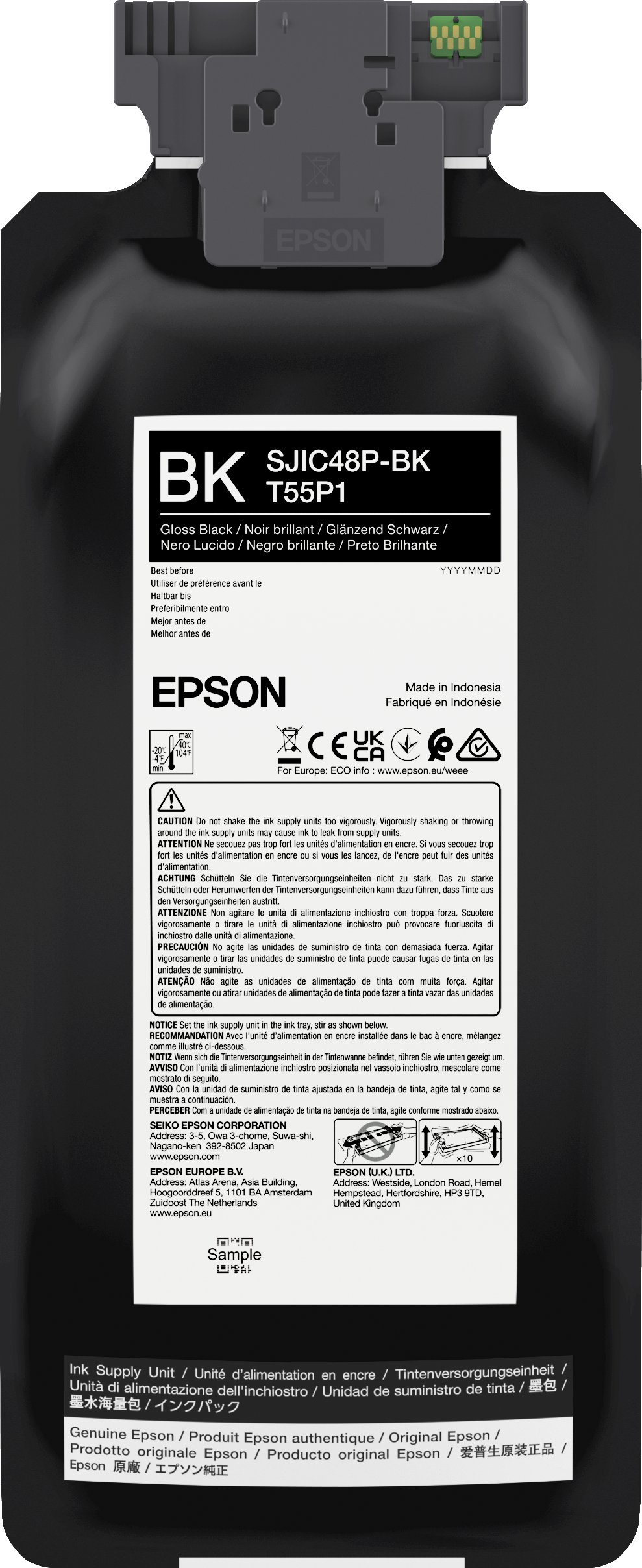 Kartutxhë boje Epson SJIC48P BK, origjinale, e zezë