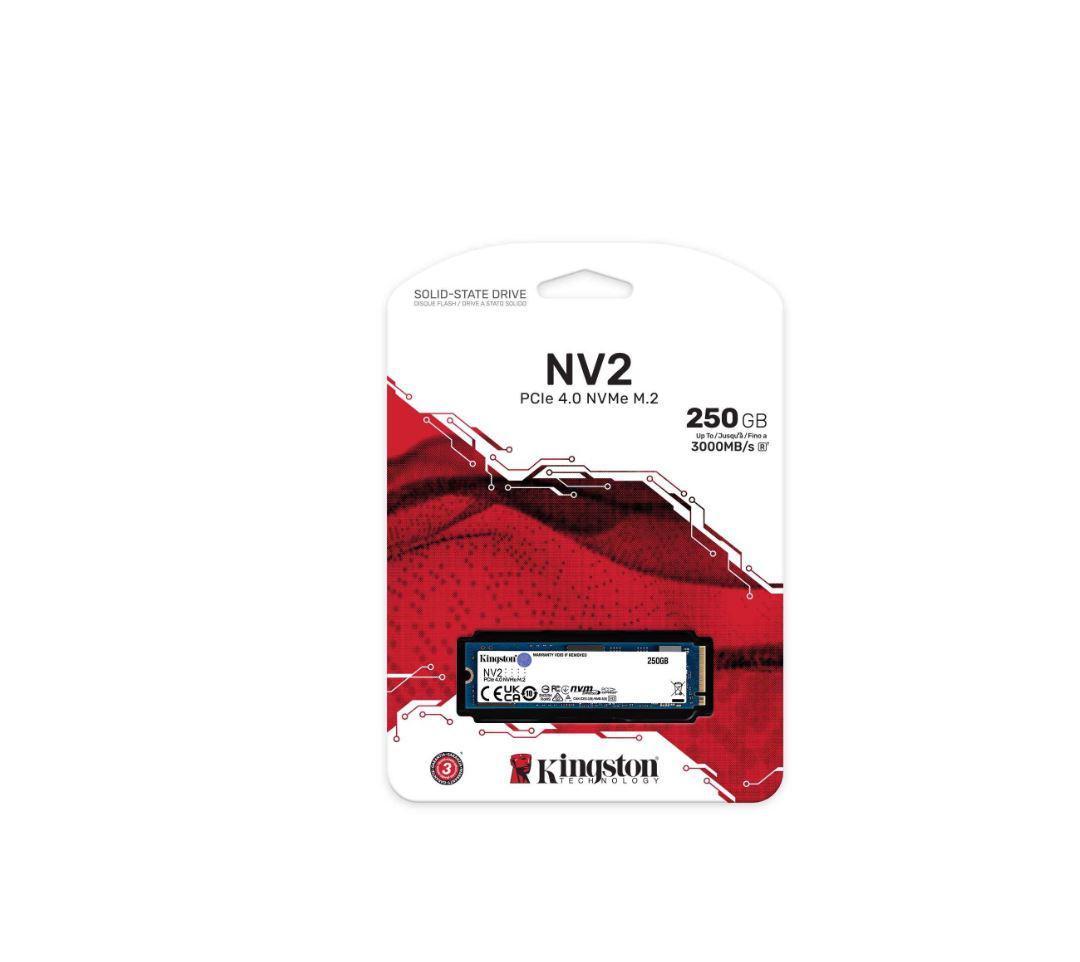 SSD Kingston NV2 M.2 2280, 250GB, PCIe 4.0 NVMe