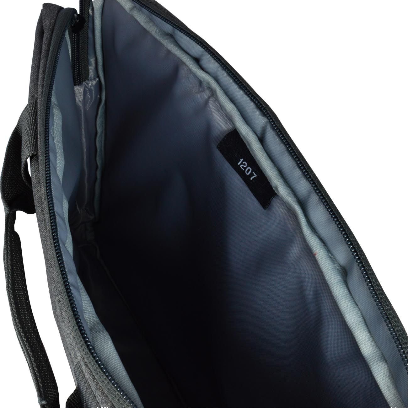 Çantë laptopi TAN1207, e gjerë, me rrip shpatulle, e zezë