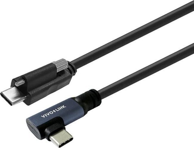 Kabllo USB Vivolink PROUSBCMMS1A, USB C në USB C, 1m, 100W, e zezë