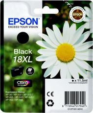 Ngjyrë për printer Epson Original 18XL Ink, e zezë