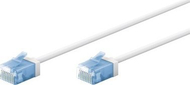 Kabllo rrjeti Goobay Cat.6a patch slim, U/UTP, ultra-fleksibël