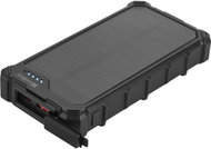 Powerbanku Sandberg Solar CampLED 10000, 10000mAh, panel diellor, LED, i zi