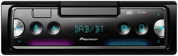 Radio makine Pioneer SPH-20DAB, e zezë