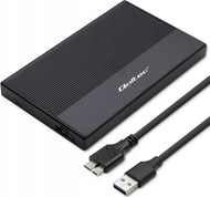 Kuti e jashtme për disk Qoltec Pocket Enclosure, 2.5", USB 3.0, deri 2TB, e zezë