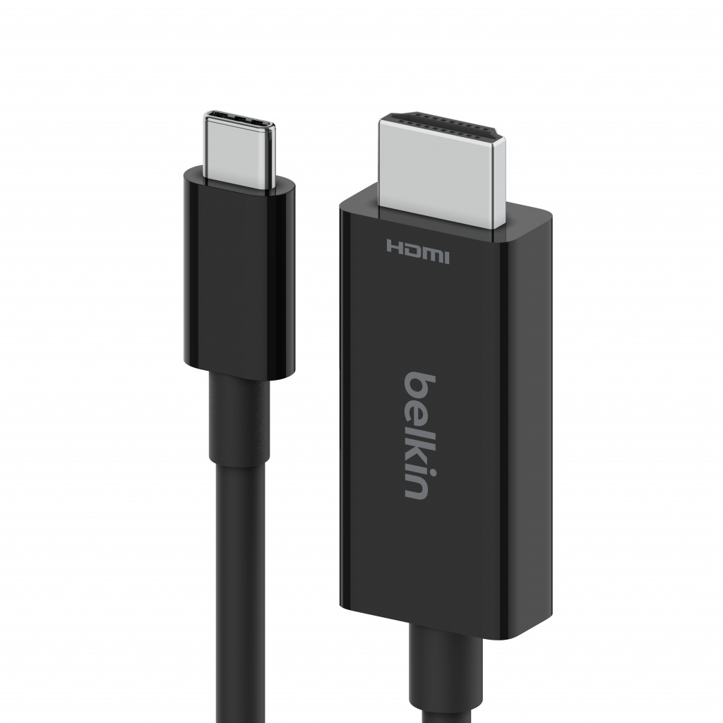 [OUTLET] Kabllo Belkin USB-C - HDMI 2.1, 2m, e zezë