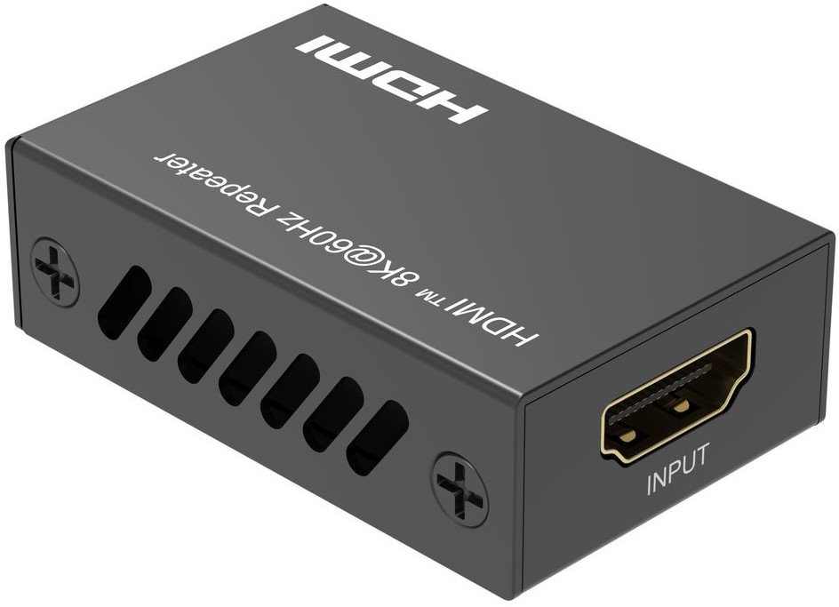 Përsëritës HDMI Microconnect 8K, 60Hz, i zi
