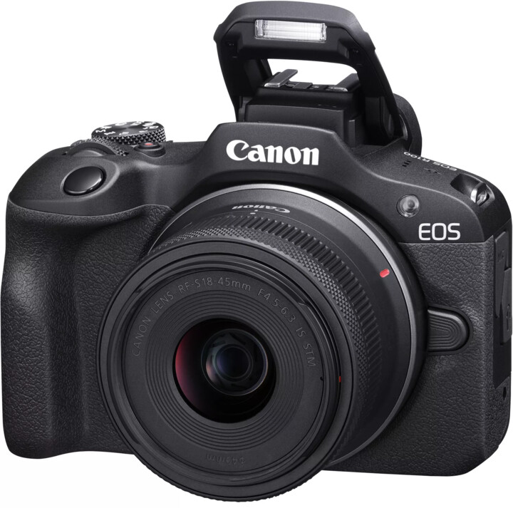 Fotoaparat Canon EOS R100 + RF-S 18–45MM IS STM + RF-S 55-210MM F5-7.1 IS STM EU26