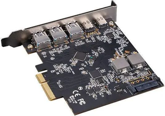 Kartelë zgjeruese Akasa AK-PCCU3-09, PCIe, USB 3.2 10 Gbit/s, e zezë