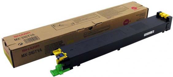 Toner Sharp MX31GTYA, për printer Sharp, i verdhë