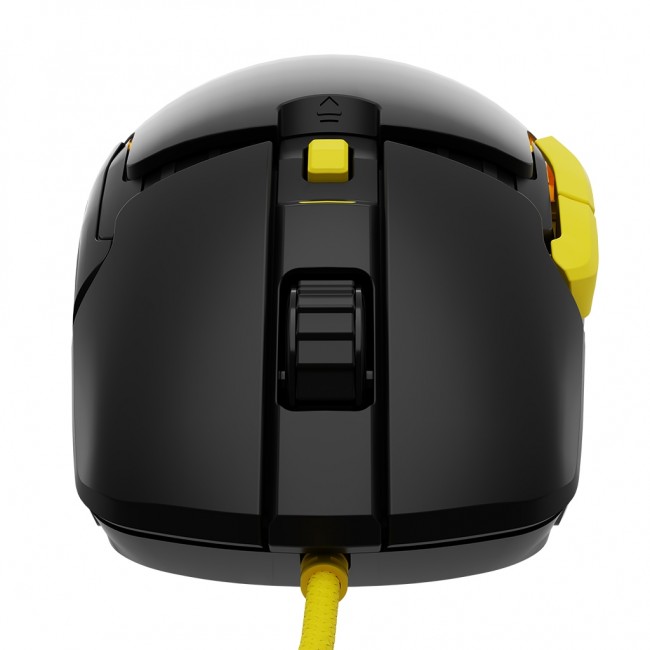 Maus gaming MODECOM Volcano Jager, optik, me kabllo, i zi